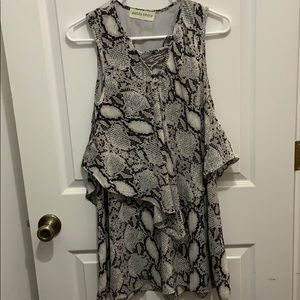 Snakeskin dress
